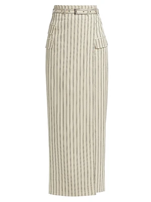 Ula Striped Maxi Skirt