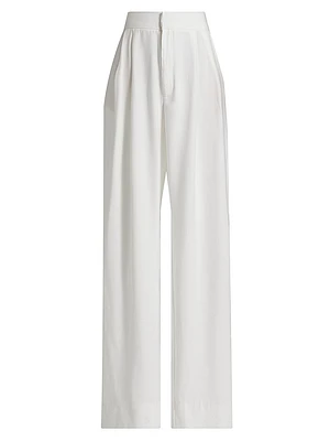 Fallon High-Rise Wide-Leg Pants