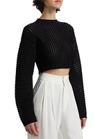 Nomi Wool-Blend Crop Sweater