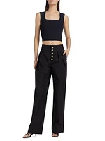 Ellie Rib-Knit Top