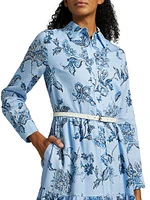 The Caroline Estate Garden Belted Maxi-Dress
