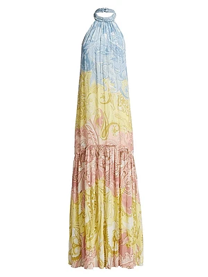 Fiza Paisley Maxi Dress