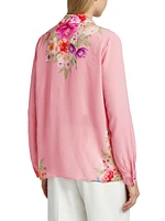 Madeline Floral Print Relaxed Blouse