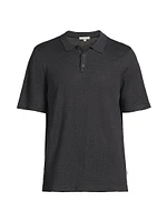 Linen Polo Sweater