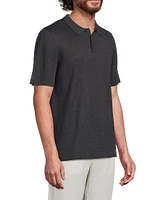 Linen Polo Sweater