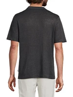Linen Polo Sweater