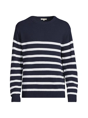 Cotton Boatneck Sweater