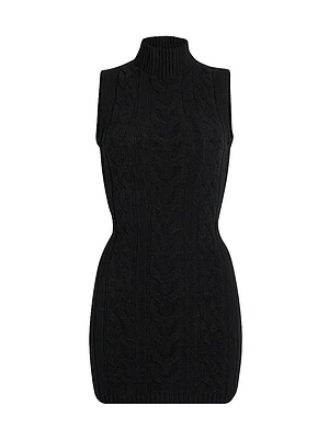 Julissa Cable Knit Mini Dress
