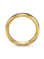 Beveled Band Ring 18K Yellow Gold
