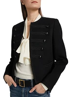 Joni Virgin Wool Open-Front Jacket