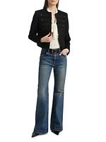 Joni Virgin Wool Open-Front Jacket