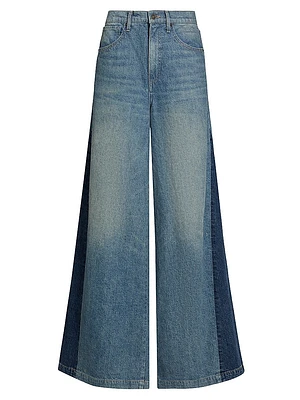 Ebony Wide-Leg Jeans