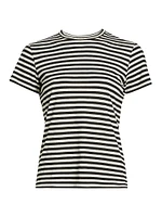 Mariela Striped Cotton T-Shirt