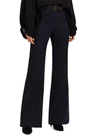 Effy Wool Flared Pants