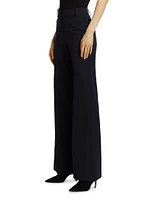 Effy Wool Flared Pants