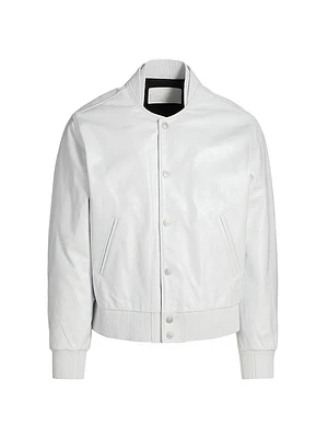 Leather Bomber Jacket