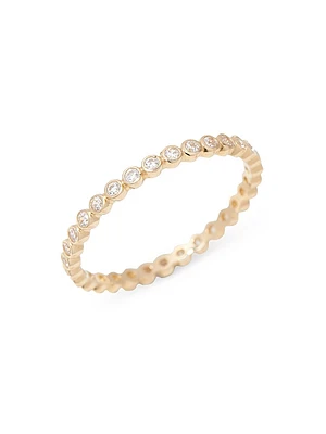 Juliet 14K Yellow Gold & 0.26 TCW Lab-Grown Diamond Ring