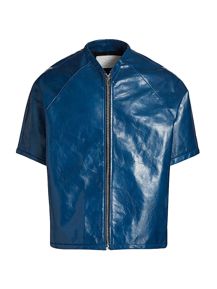 Leather Baseball Shirt