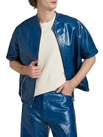 Leather Baseball Shirt