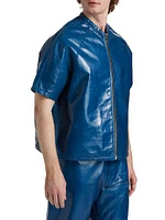 Leather Baseball Shirt