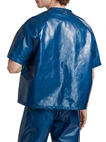 Leather Baseball Shirt