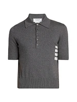 Striped Cotton Polo Shirt