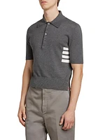 Striped Cotton Polo Shirt
