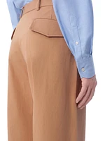 VLogo Embroidered Cotton Shirt