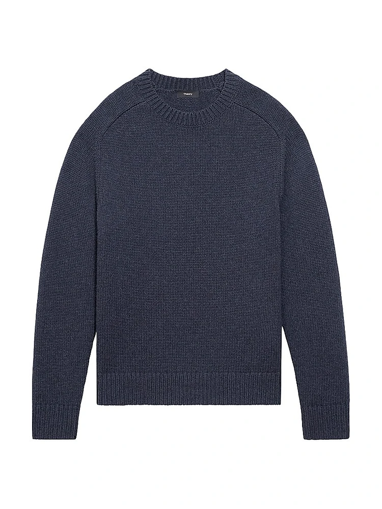 Heavy Wool-Cashmere Crewneck Sweater