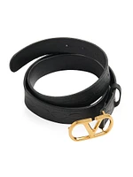 VLogo Signature Calfskin Belt 30MM