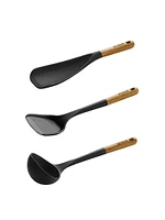 Silicone with Wood Handle Cooking Utensil Sets