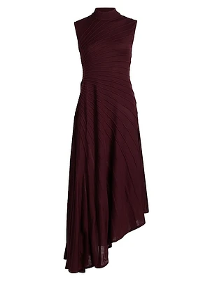 Ray Wool Seamed Cocktail Dress