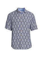 Veracruz Cay Monstera Tiles Shirt
