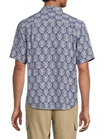 Veracruz Cay Monstera Tiles Shirt