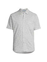 San Lucio Geometric Tri-Leaf Shirt