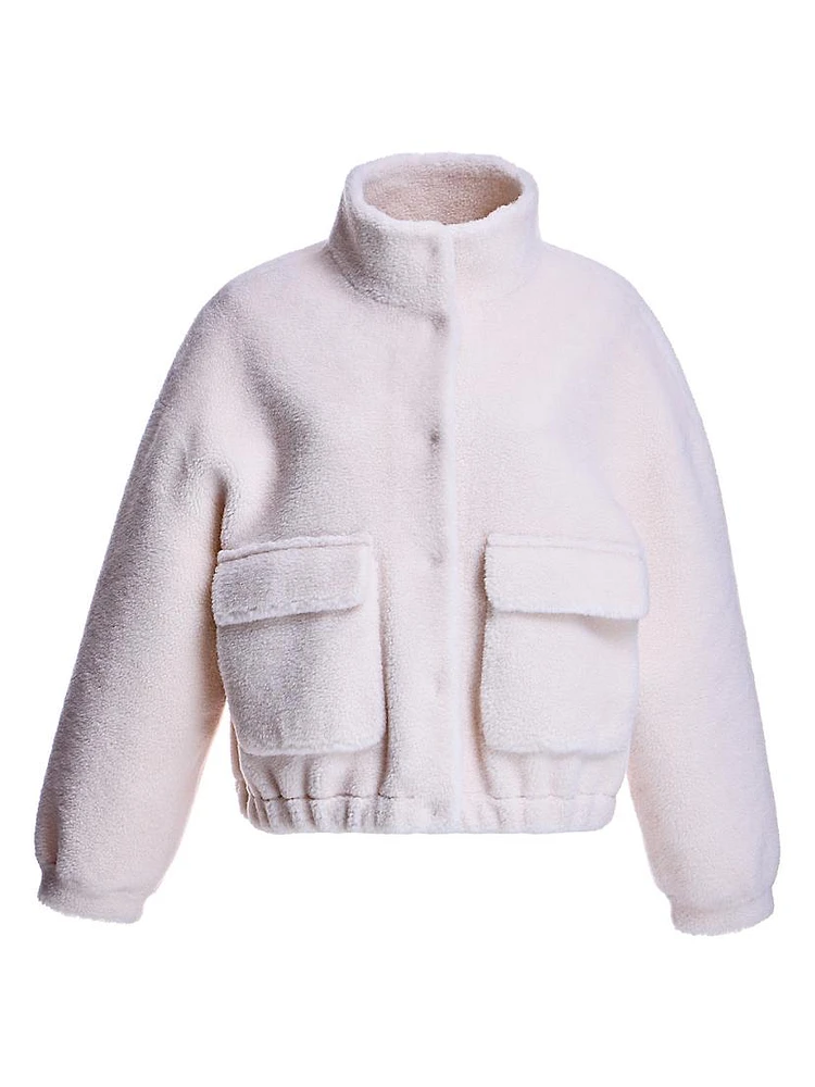 Cropped Lambswool Jacket