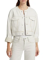 Denim Crop Jacket