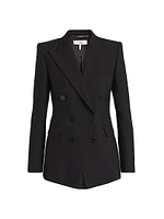 Wool Double-Breasted Blazer