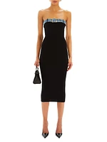 Blanche Knit Denim Dress