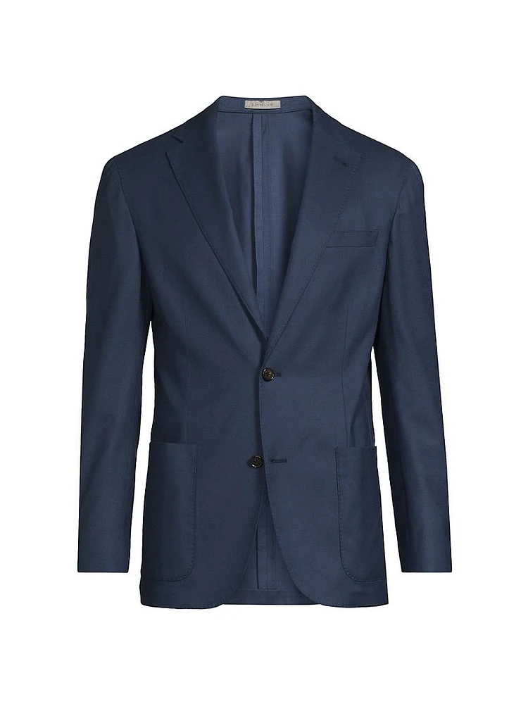 Lightweight Wool-Silk Jacket