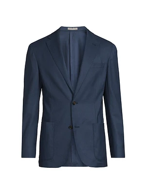 Lightweight Wool-Silk Jacket