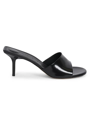 Cubisto 70MM Leather Mules