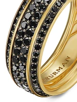 Beveled Band Ring in 18K Yellow Gold, 8.5MM