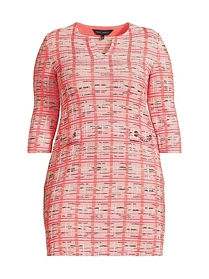 Tweed Knee-Length Dress