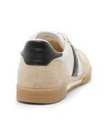 Terence Striped Leather Low-Top Sneakers