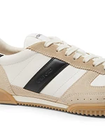 Terence Striped Leather Low-Top Sneakers