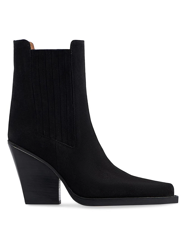 Dallas 100MM Suede Ankle Boots