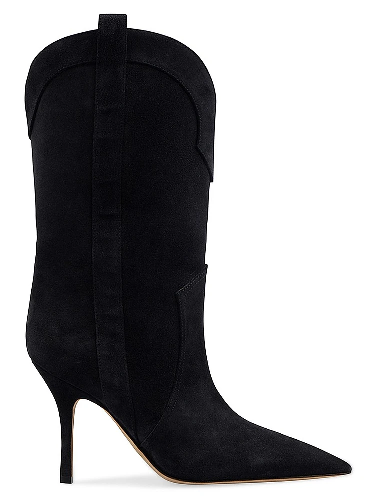 Paloma 95MM Suede Mid-Calf Boots