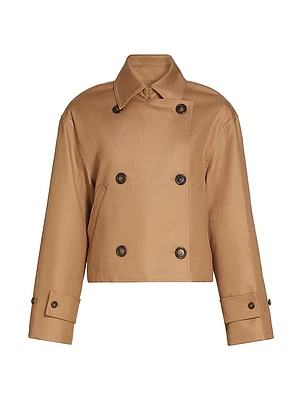 The Vivienne Cropped Trench Coat