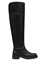 Celia Leather Over-The-Knee Boots